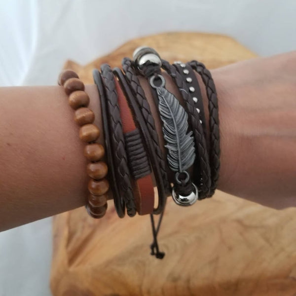 Arizona FeatherBracelet Set