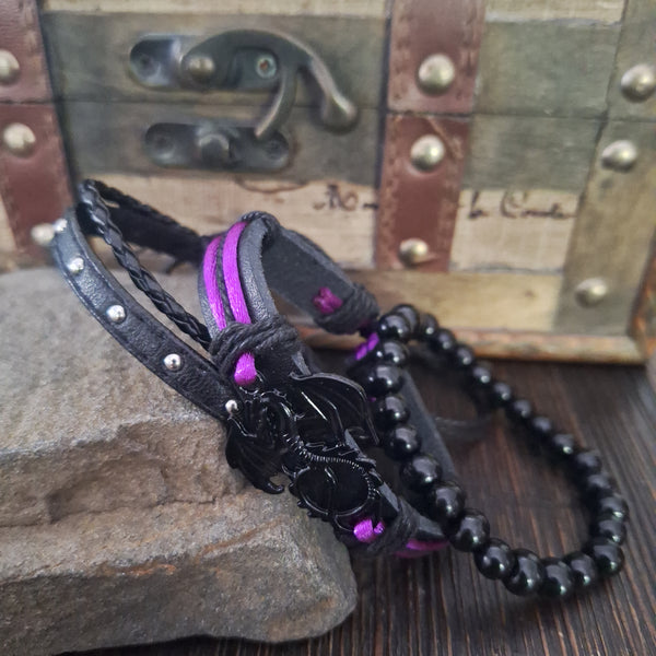 Fantasy Dragon Bracelet Set