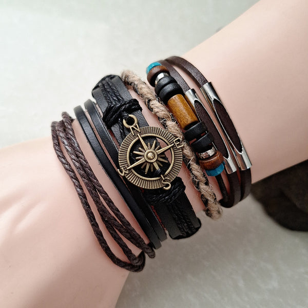 Pirate Rose Compase Bracelets