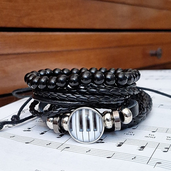 Piano Bracelet Set