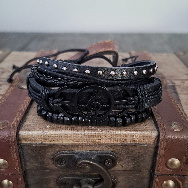 G Clef Bracelet Set
