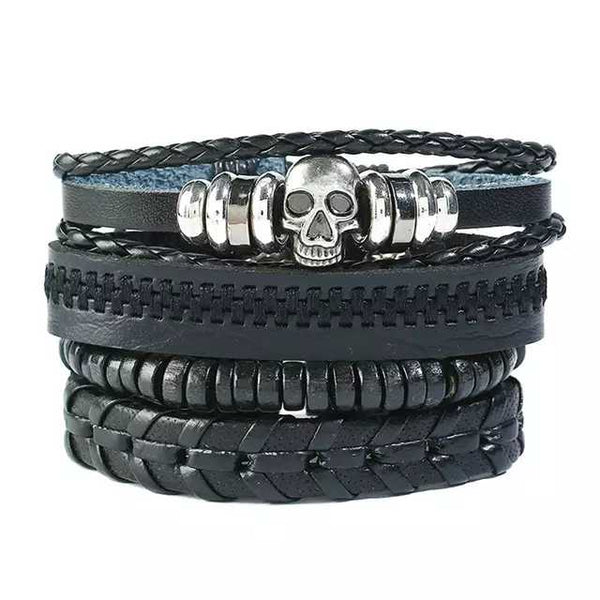 Skull Crypt Bracelet Set