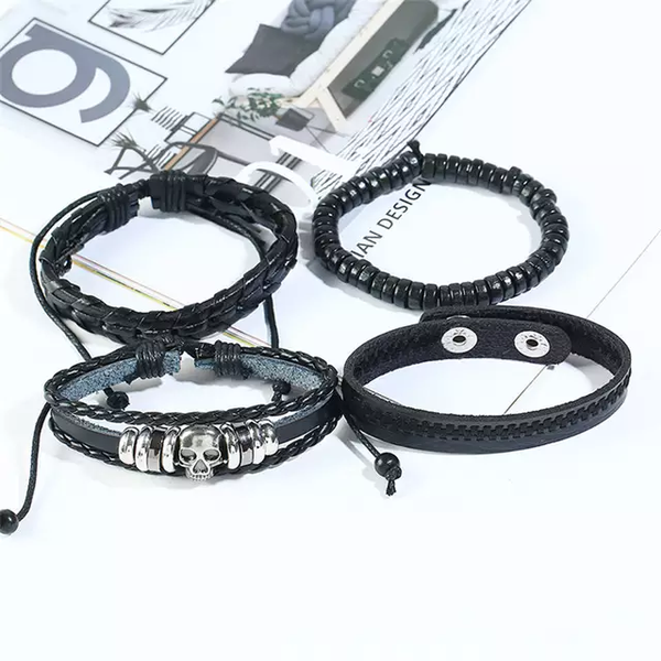 Skull Crypt Bracelet Set