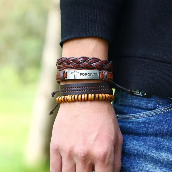 Forgiven Multilayer Bracelet Set
