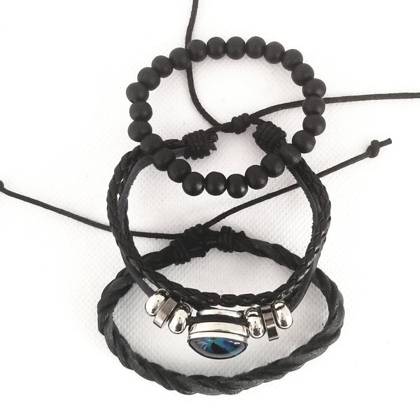 Howling Wolf Bracelet Set - C