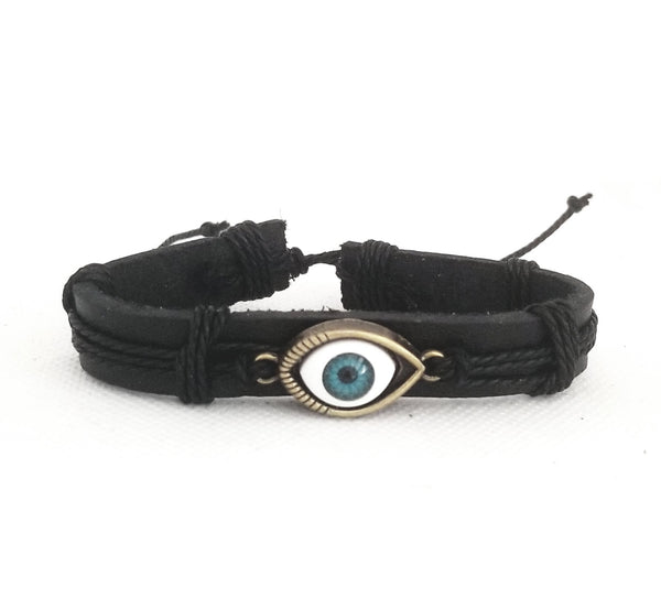 Evil Eye Black Bracelet Set