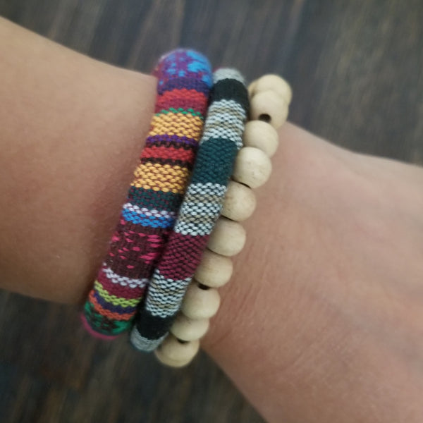 Indigo Boho Multilayer Bracelet Set
