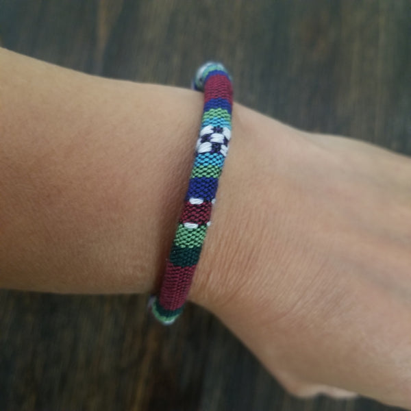 Boho Hippie Bracelet - Blue