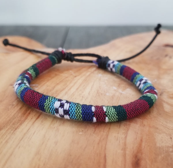 Boho Hippie Bracelet - Blue