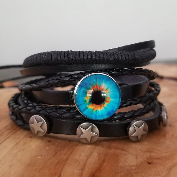 Strange Evil Eye Multilayer Bracelet Set