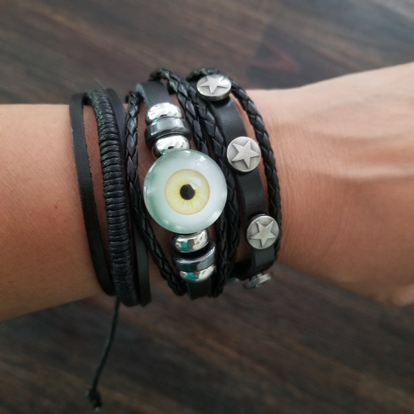 Percy Evil Eye Bracelet Set