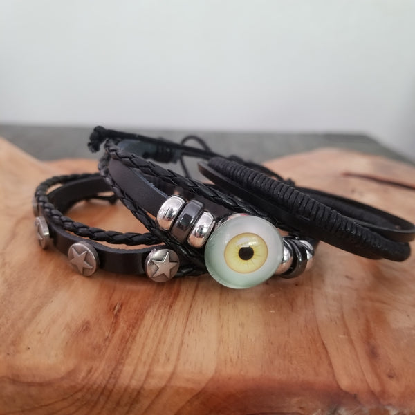 Percy Evil Eye Bracelet Set