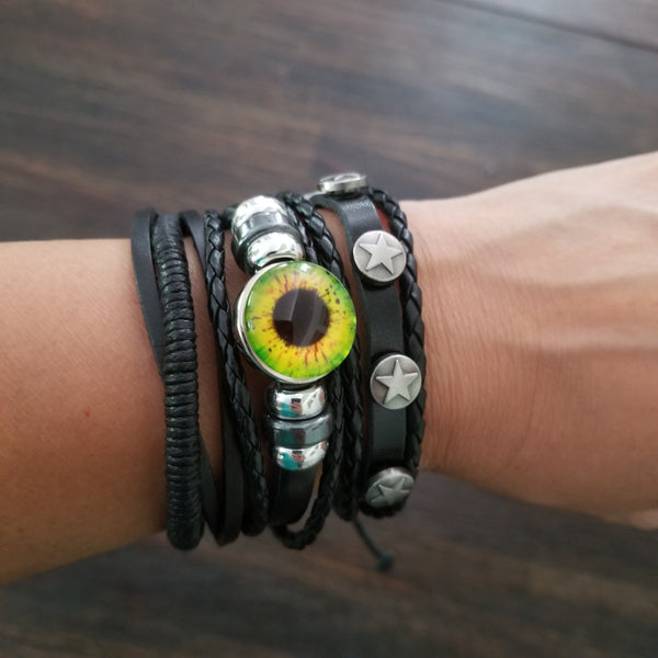 Circe Evil Eye Bracelet Set
