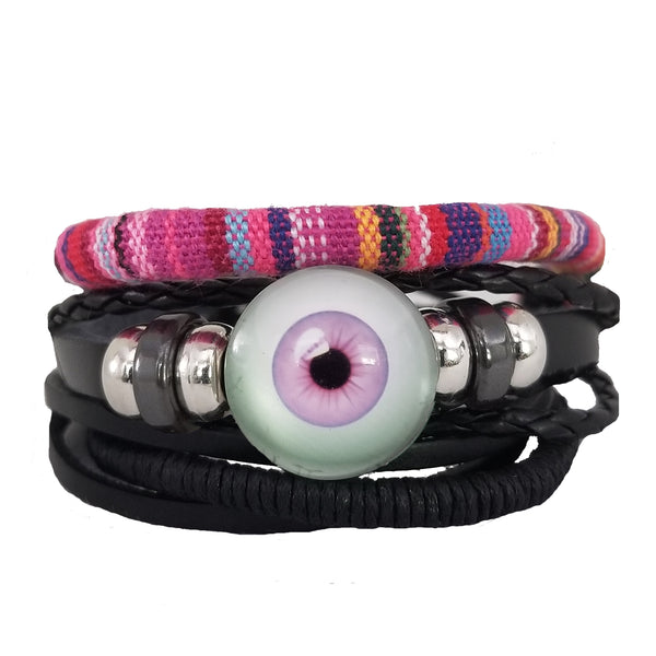 Evil Eye Bracelet Set
