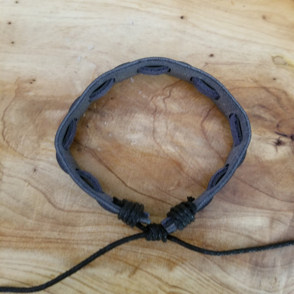 Black Interweave Bracelet