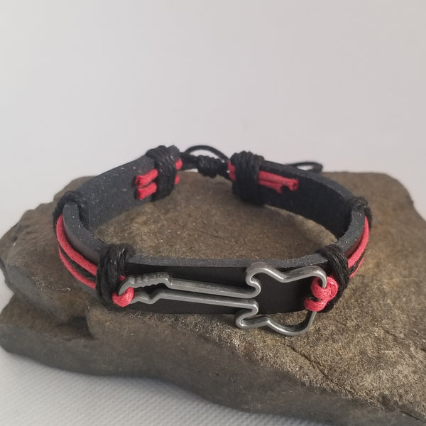 Guitar Bracelet - Red