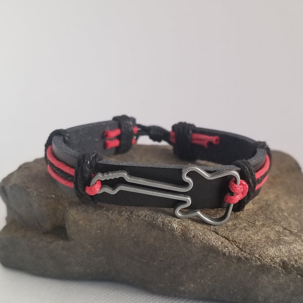 Guitar Bracelet - Red