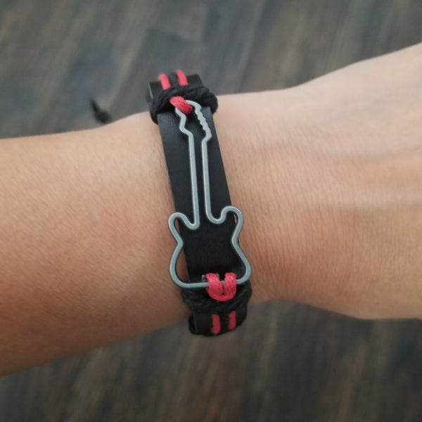 Guitar Bracelet - Red