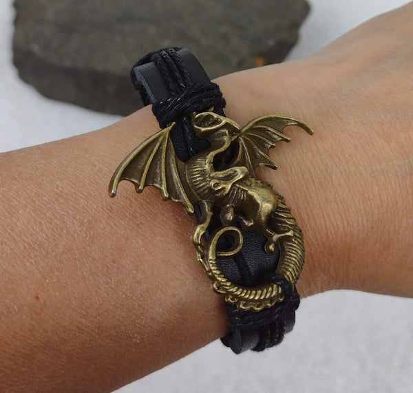 Medieval Dragon Bracelet Set