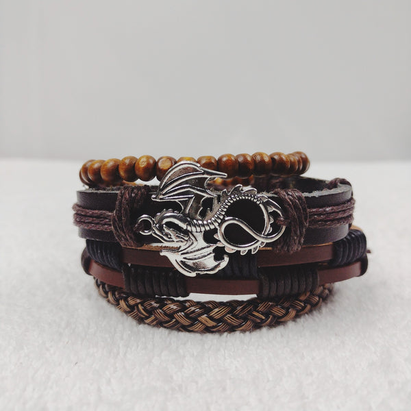 Renaissance Dragon Bracelet Set
