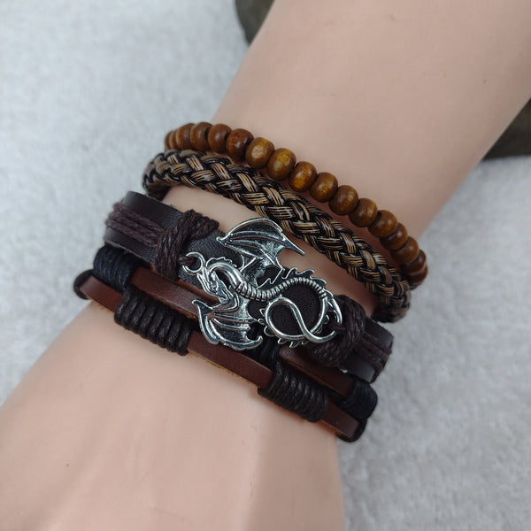 Renaissance Dragon Bracelet Set