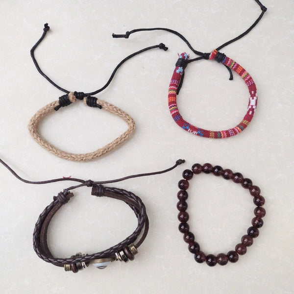 Native American Inspired Evil Eye Bracelet Set