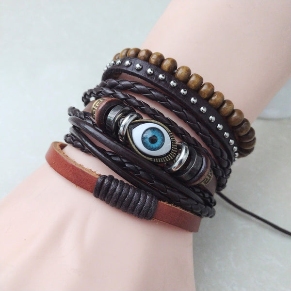 Evil Eye Renaissance Bracelet Set