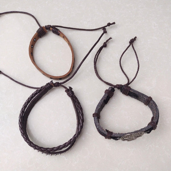 Pirate Skull Bracelet Set