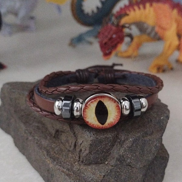 Dragon Eye Bracelet Set - Fire
