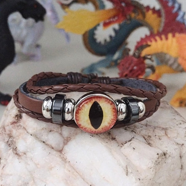 Dragon Eye Bracelet Set - Fire
