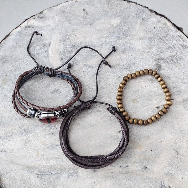 Dragon Eye Bracelet Set - Blue