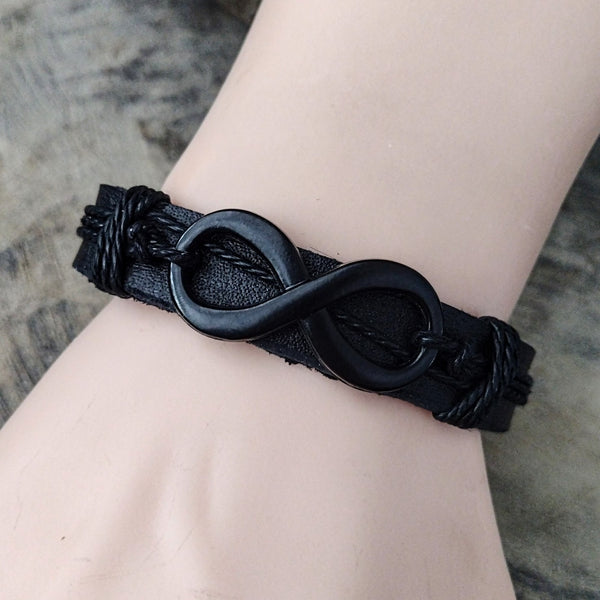 Infinity Black Bracelet