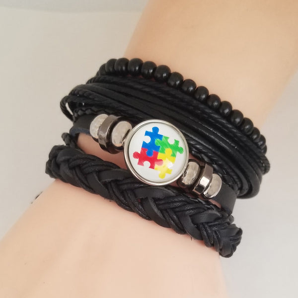 Puzzle Multilayer Bracelet Set