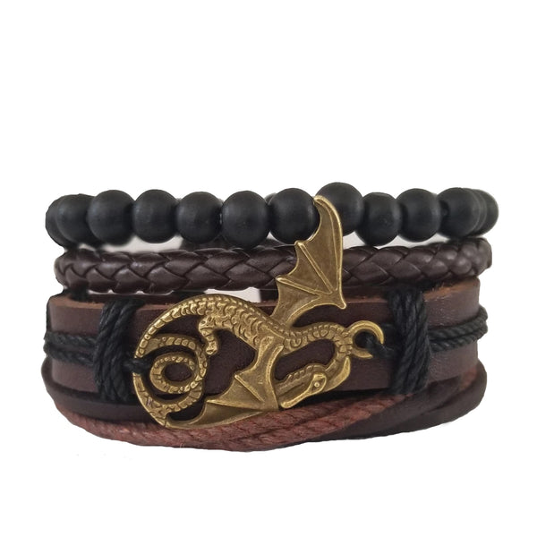 Flying Dragon Bracelet Set