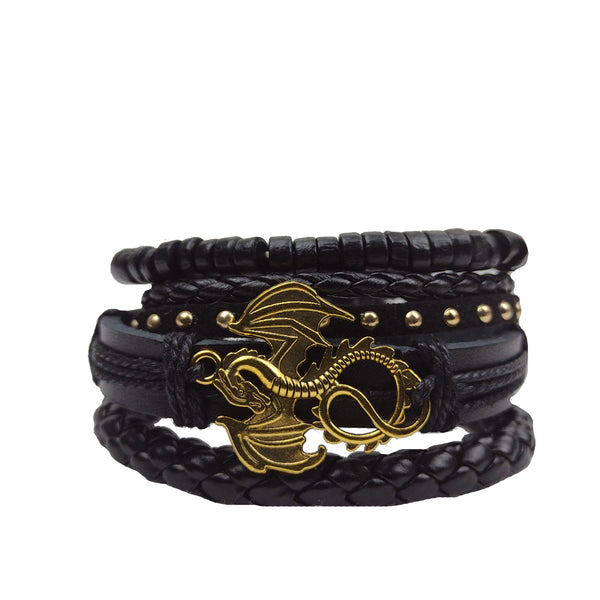Golden Dragon Bracelet Set A1