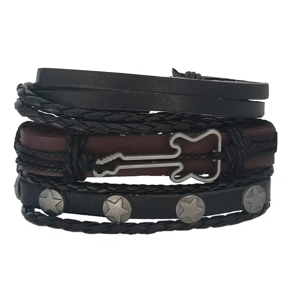 Rock Star Guitar Bracelet Set - Silverado Outpost