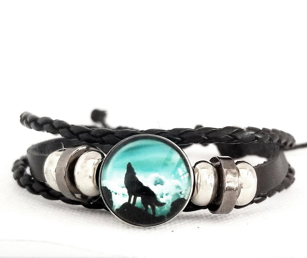 Howling Wolf Bracelet Set - B