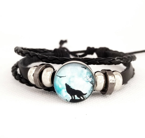 Howling Wolf Bracelet Set - D