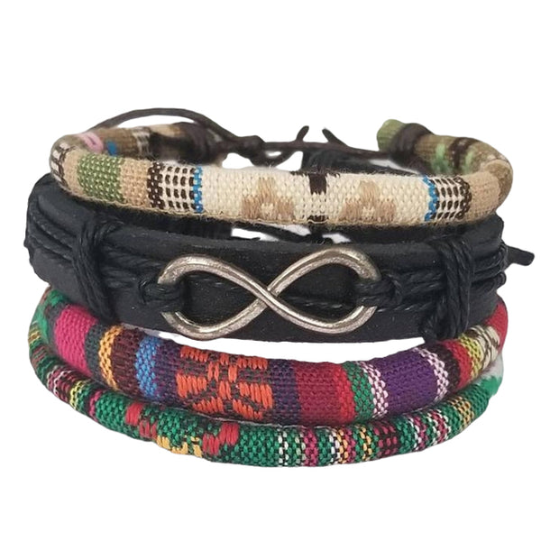 Boho Infinity Bracelet Set