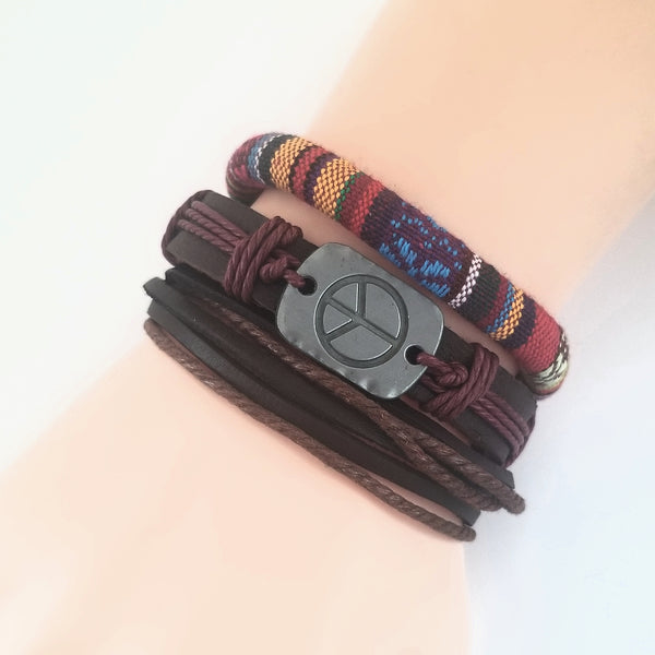 Celeste Peace Multilayer Bracelet Set