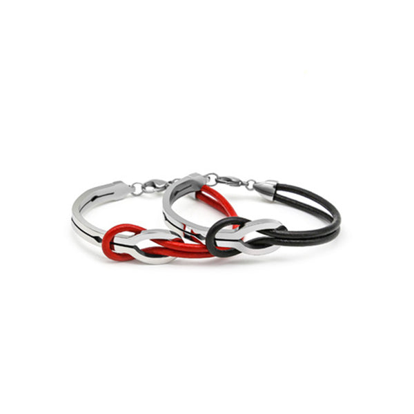 Infinity Love Bracelet - Red - Silverado Outpost