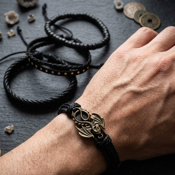 Fantasy Dragon Bracelet Set