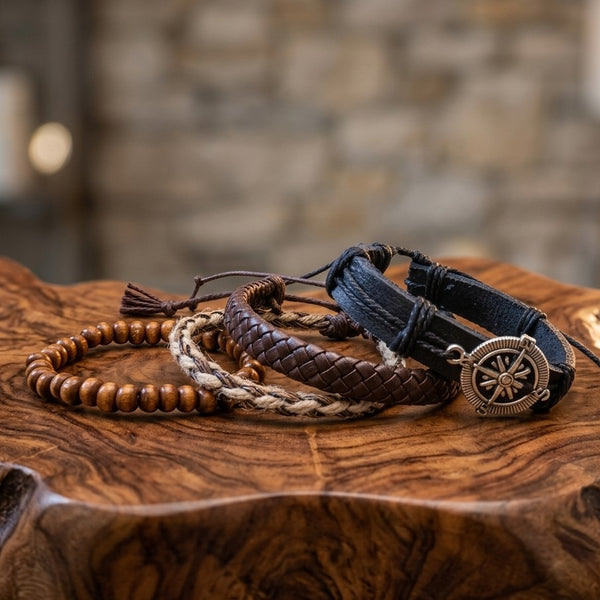 Pirate Compass Wrist Stack
