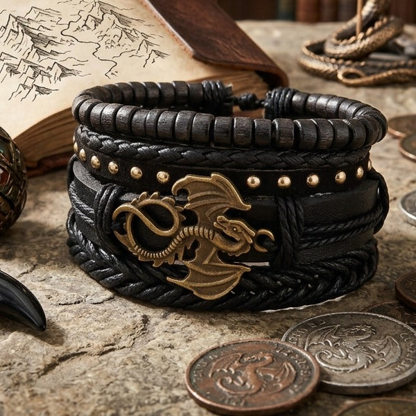 Fantasy Dragon Bracelet Set