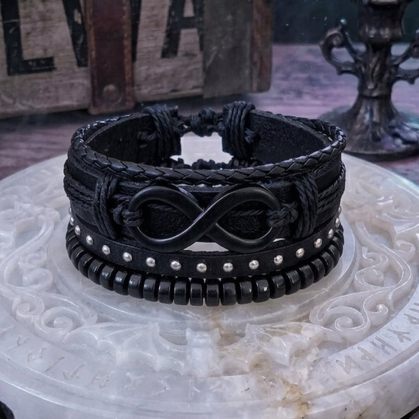 Gothic Infinity Wrist Stack