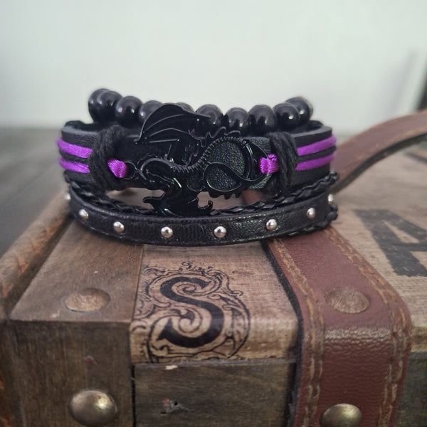 Fantasy Dragon Bracelet Set