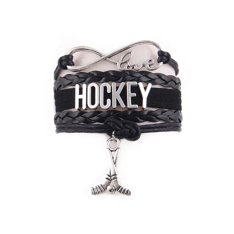 Hockey Infinity Love Bracelet
