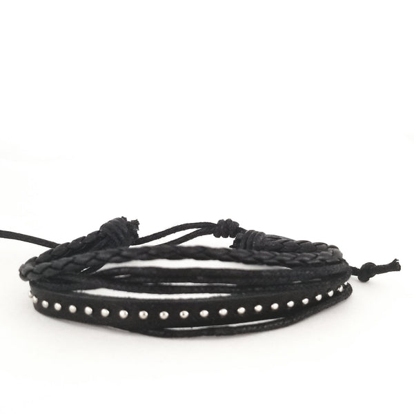 Black Guitar Bracelet Set