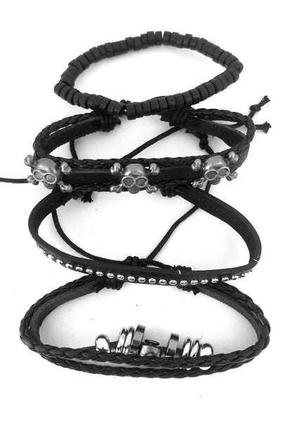 Skull Multilayer Bracelet Set