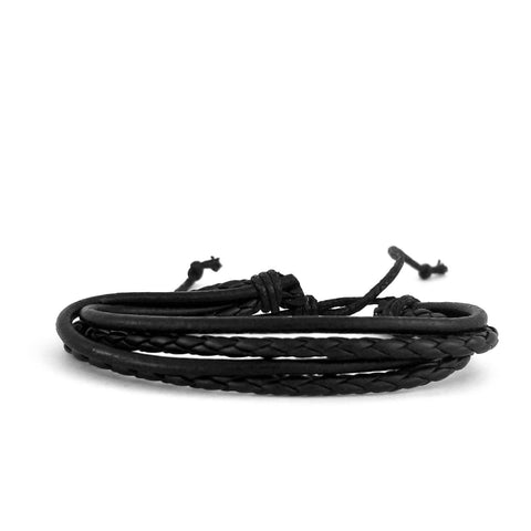 Black Multi-Strands Bracelet